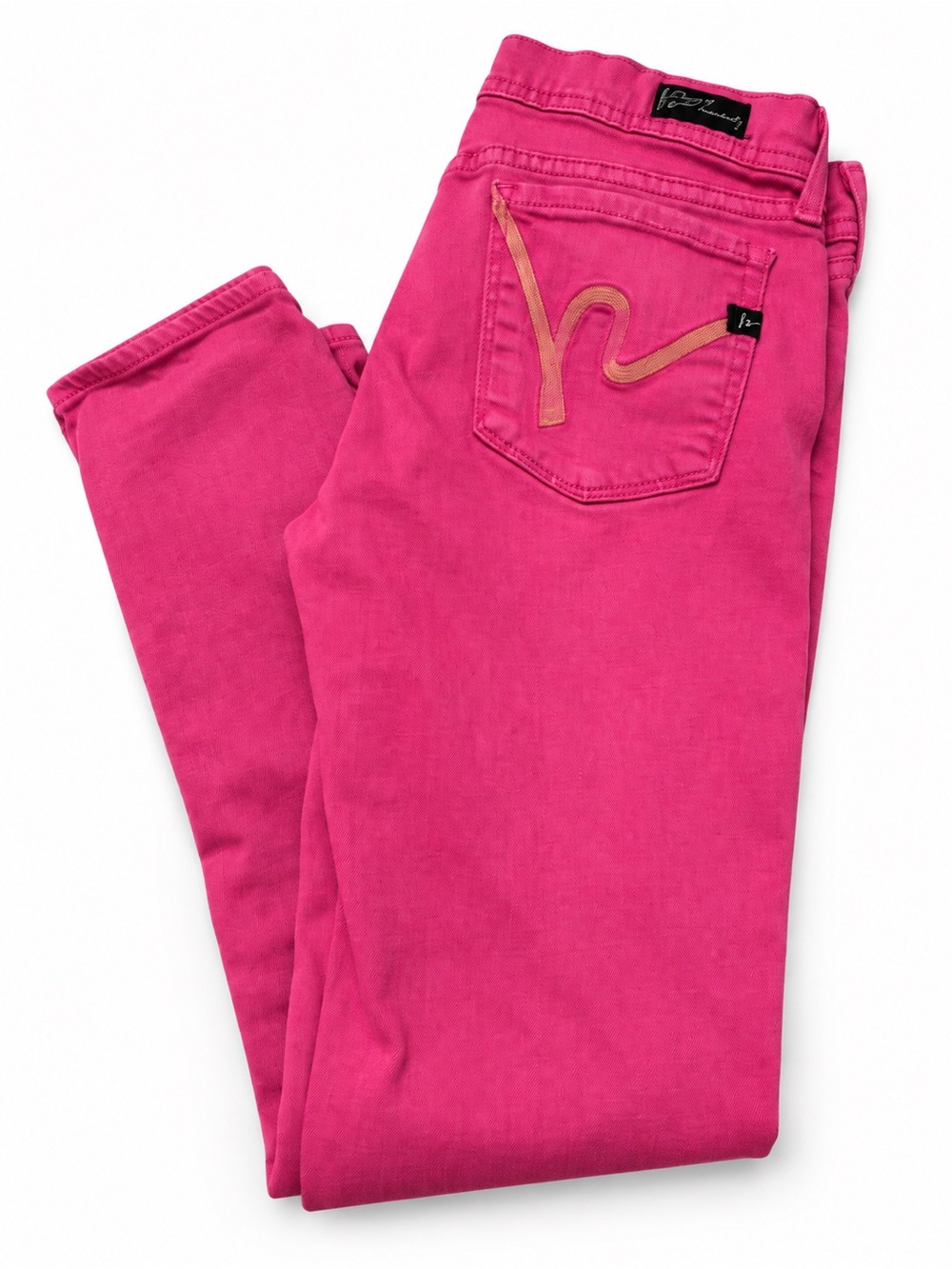 Citizens of Humanity Pink Ankle Skinny Jeans Size 28 Stretch